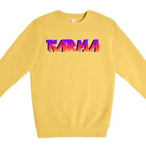 Karma Logo Premium Crewneck Sweatshirt