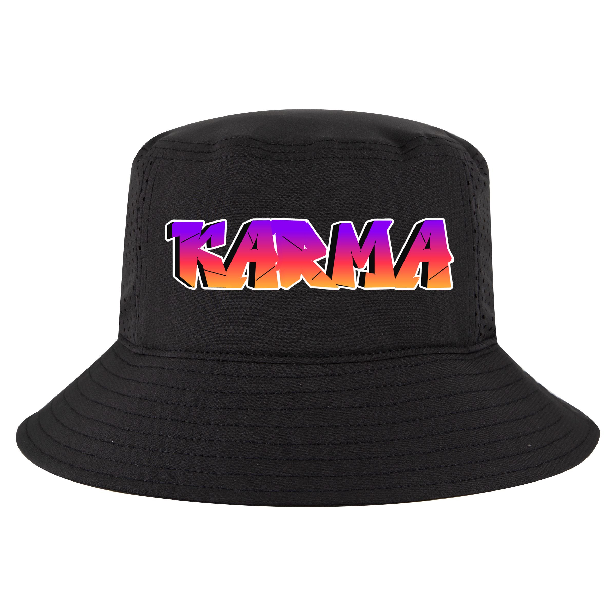 Karma Logo Cool Comfort Performance Bucket Hat