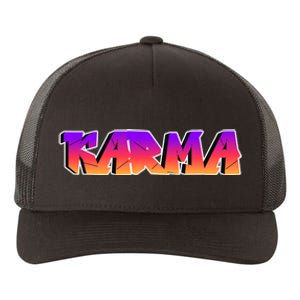 Karma Logo Yupoong Adult 5-Panel Trucker Hat