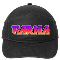 Karma Logo 7-Panel Snapback Hat