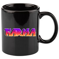 Karma Logo 11oz C Handle Ceramic Mug