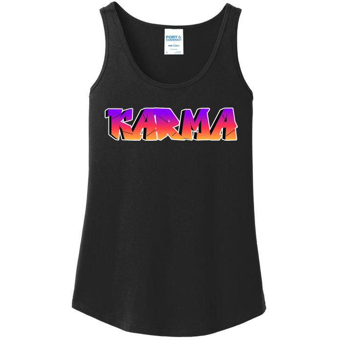 Karma Logo Ladies Essential Tank