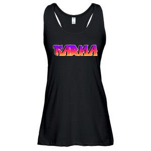 Karma Logo Ladies Essential Flowy Tank