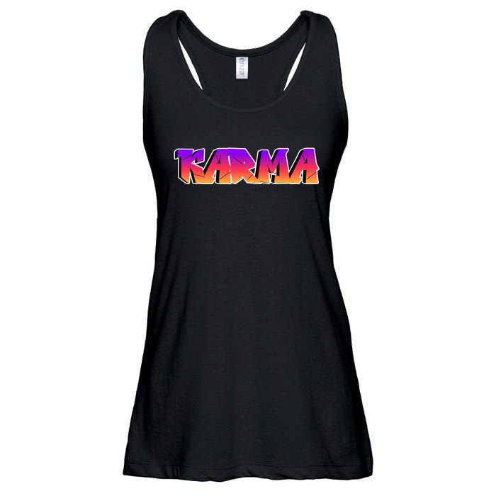 Karma Logo Ladies Essential Flowy Tank