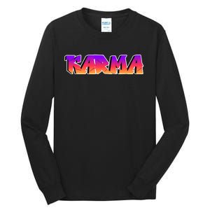 Karma Logo Tall Long Sleeve T-Shirt