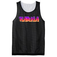 Karma Logo Mesh Reversible Basketball Jersey Tank