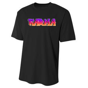 Karma Logo Performance Sprint T-Shirt