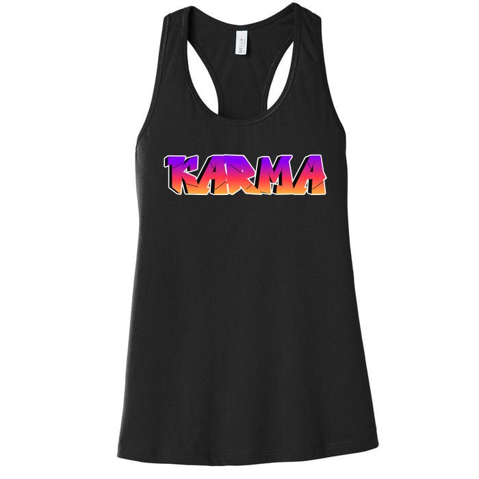 Karma Logo Women's Racerback Tank