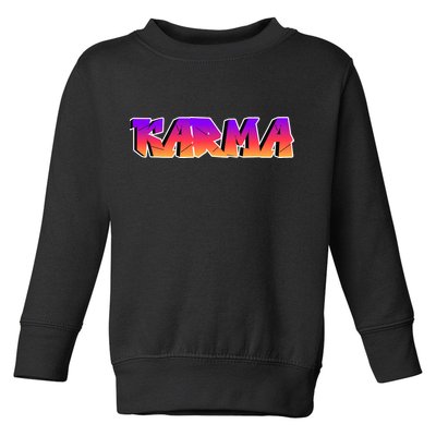 Karma Logo Toddler Sweatshirt