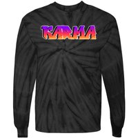 Karma Logo Tie-Dye Long Sleeve Shirt