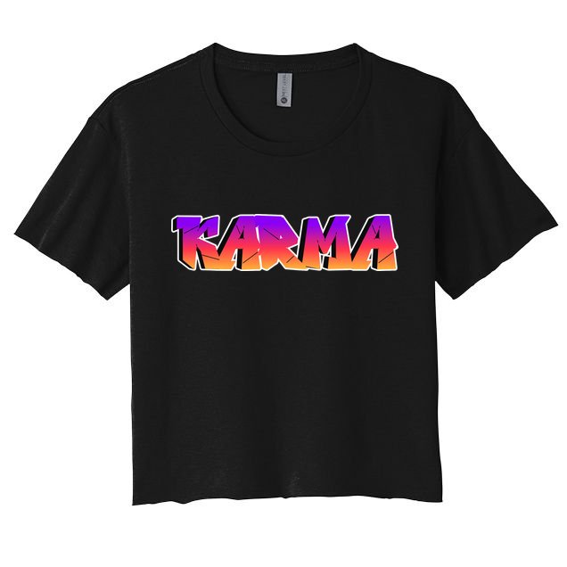 Karma Logo Crop Top