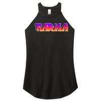 Karma Logo Women's Perfect Tri Rocker Tank