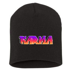 Karma Logo Short Acrylic Beanie