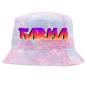 Karma Logo Tie-Dyed Bucket Hat