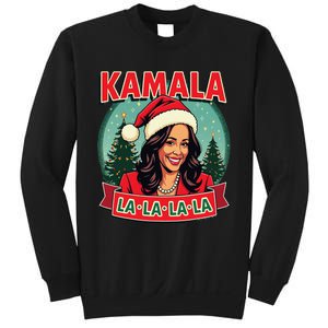 Kamala La La La La Funny Christmas Carol Santa Hat Xmas Pun Sweatshirt