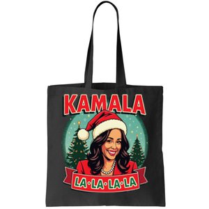 Kamala La La La La Funny Christmas Carol Santa Hat Xmas Pun Tote Bag