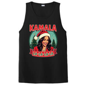 Kamala La La La La Funny Christmas Carol Santa Hat Xmas Pun PosiCharge Competitor Tank