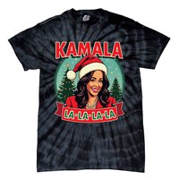 Kamala La La La La Funny Christmas Carol Santa Hat Xmas Pun Tie-Dye T-Shirt