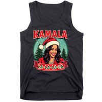 Kamala La La La La Funny Christmas Carol Santa Hat Xmas Pun Tank Top