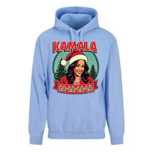 Kamala La La La La Funny Christmas Carol Santa Hat Xmas Pun Unisex Surf Hoodie