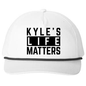 Kyle's Life Matters Shirts Free Kyle Rittenhouse Snapback Five-Panel Rope Hat