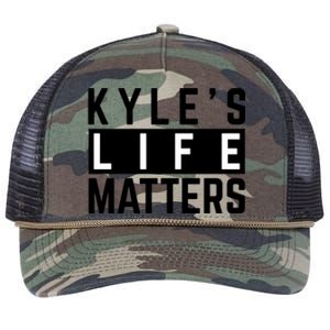 Kyle's Life Matters Shirts Free Kyle Rittenhouse Retro Rope Trucker Hat Cap