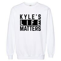 Kyle's Life Matters Shirts Free Kyle Rittenhouse Garment-Dyed Sweatshirt