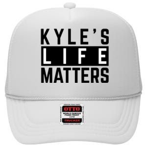 Kyle's Life Matters Shirts Free Kyle Rittenhouse High Crown Mesh Back Trucker Hat