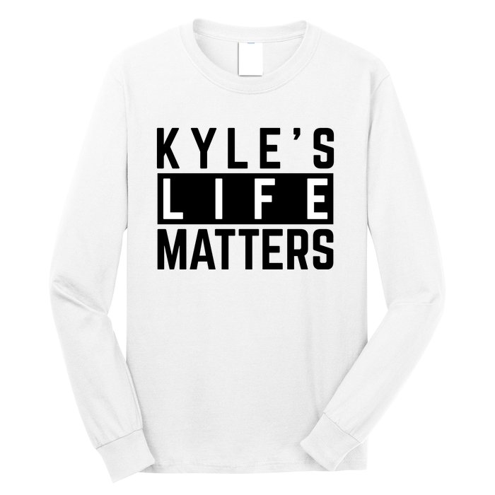 Kyle's Life Matters Shirts Free Kyle Rittenhouse Long Sleeve Shirt