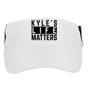 Kyle's Life Matters Shirts Free Kyle Rittenhouse Adult Drive Performance Visor