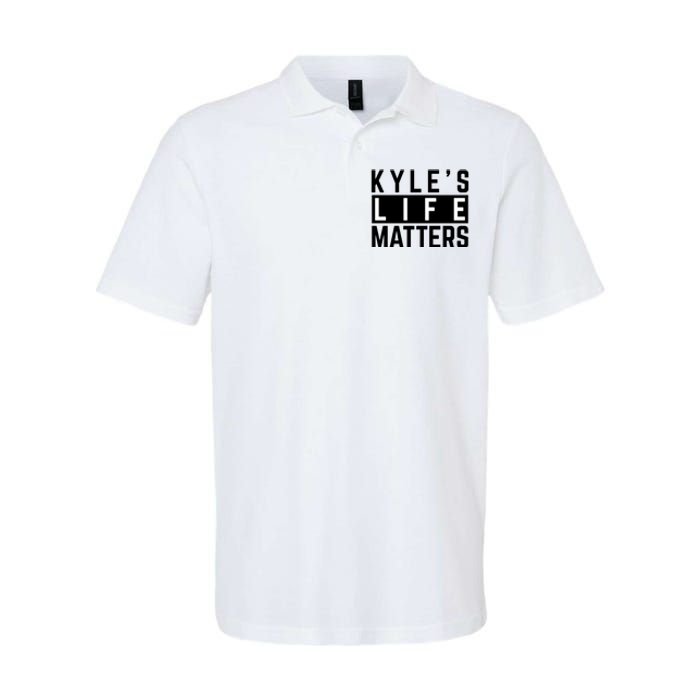 Kyle's Life Matters Shirts Free Kyle Rittenhouse Softstyle Adult Sport Polo