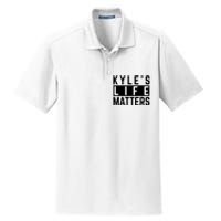 Kyle's Life Matters Shirts Free Kyle Rittenhouse Dry Zone Grid Polo