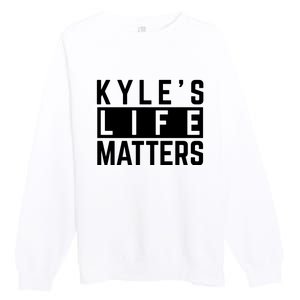 Kyle's Life Matters Shirts Free Kyle Rittenhouse Premium Crewneck Sweatshirt