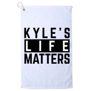 Kyle's Life Matters Shirts Free Kyle Rittenhouse Platinum Collection Golf Towel