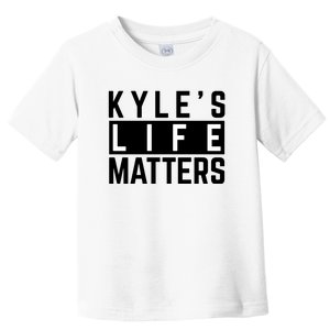 Kyle's Life Matters Shirts Free Kyle Rittenhouse Toddler T-Shirt