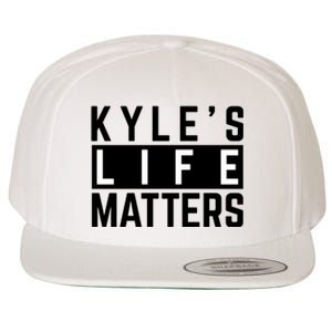 Kyle's Life Matters Shirts Free Kyle Rittenhouse Wool Snapback Cap