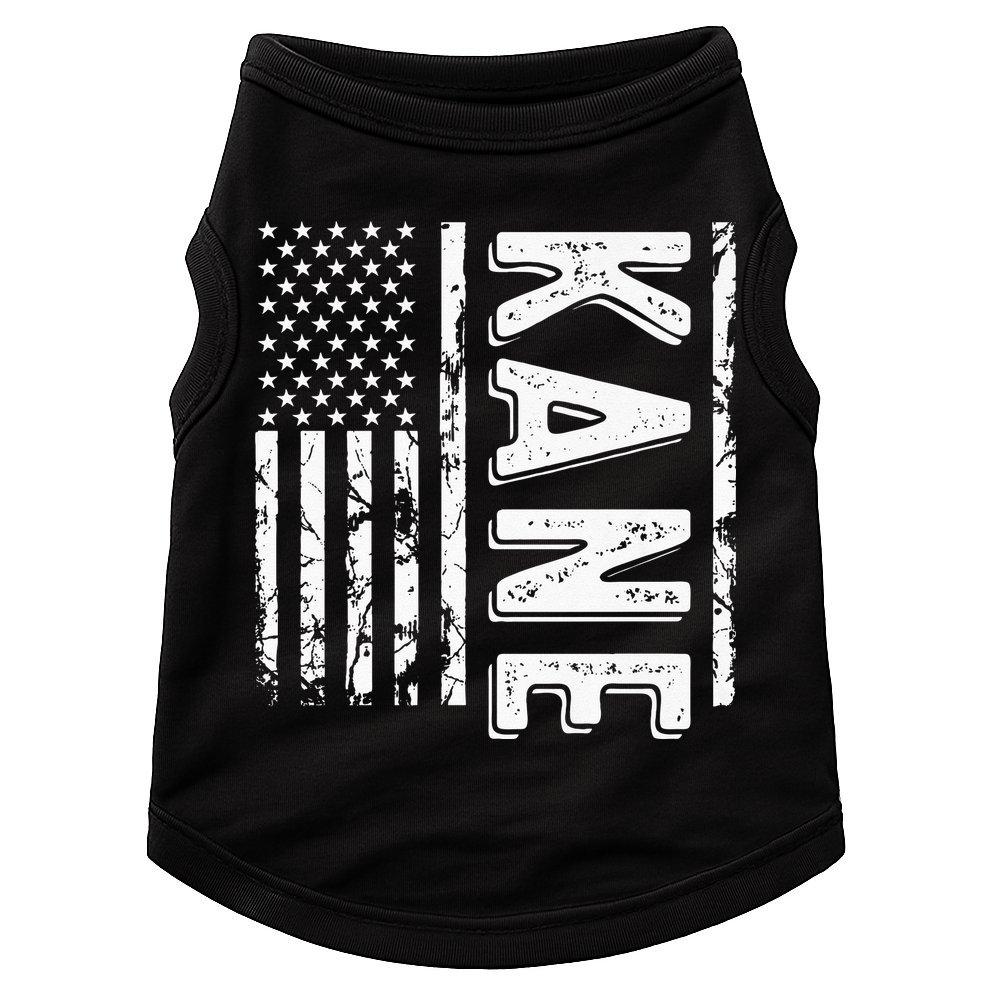 Kane Last Name Funny Surname Team Kane Family Doggie Tank