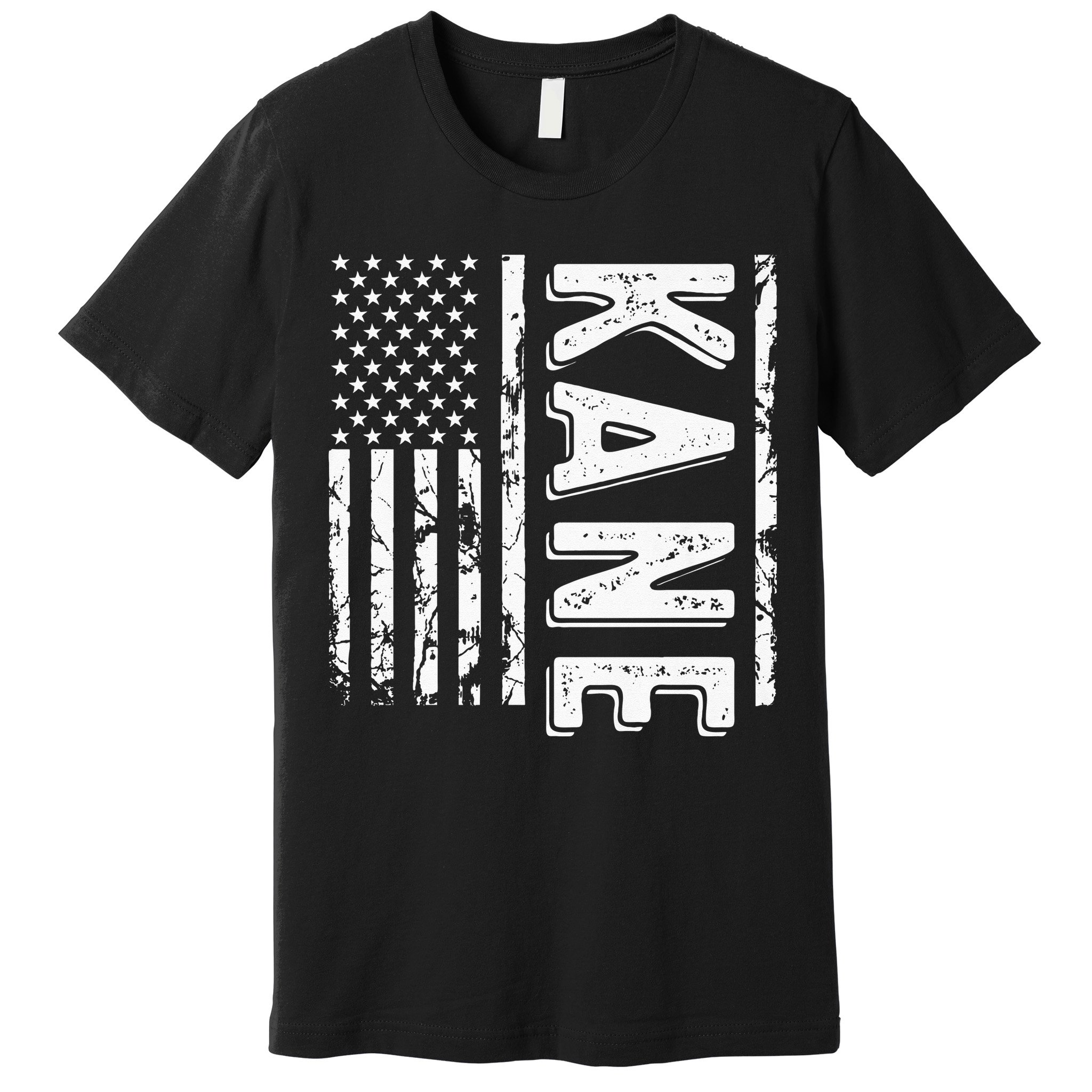 Kane Last Name Funny Surname Team Kane Family Premium T-Shirt