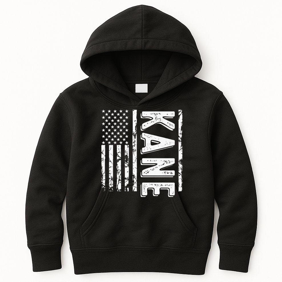 Kane Last Name Funny Surname Team Kane Family Kids Hoodie