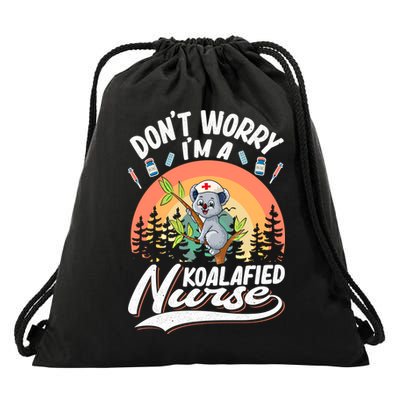 Koala Lover Nurse Cute Nursing Health Care Gift Drawstring Bag