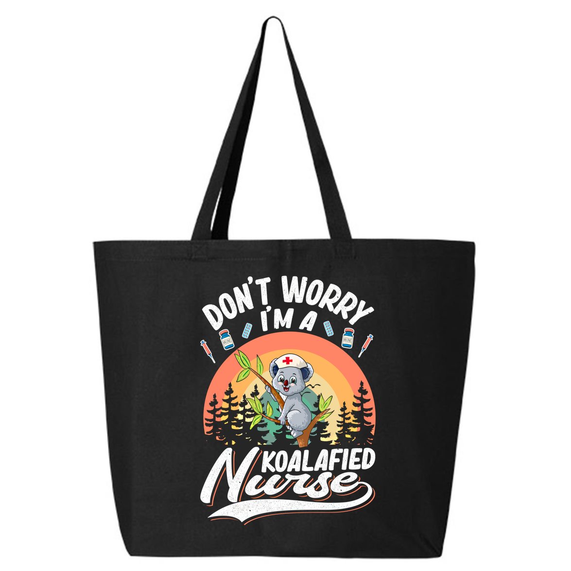 Koala Lover Nurse Cute Nursing Health Care Gift 25L Jumbo Tote