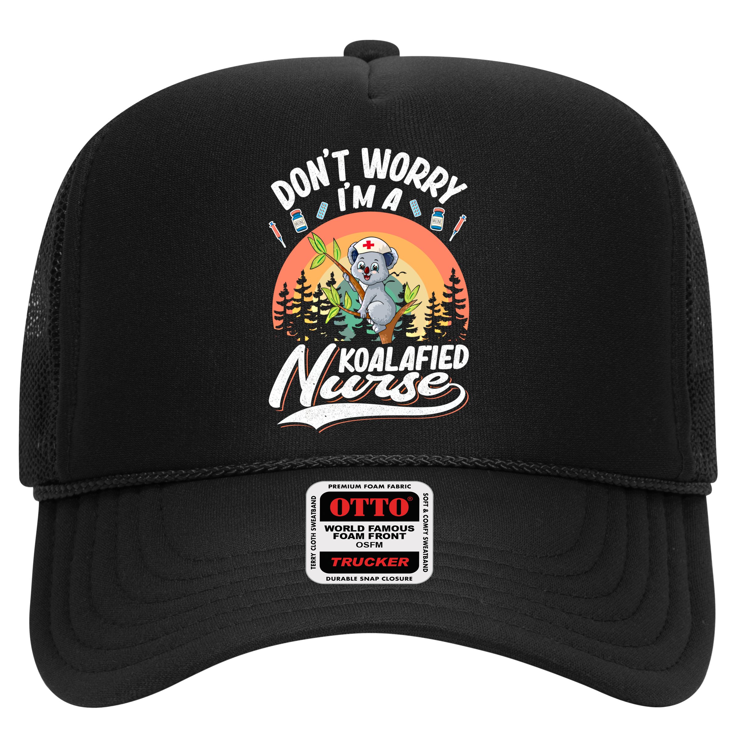 Koala Lover Nurse Cute Nursing Health Care Gift Trucker Hat