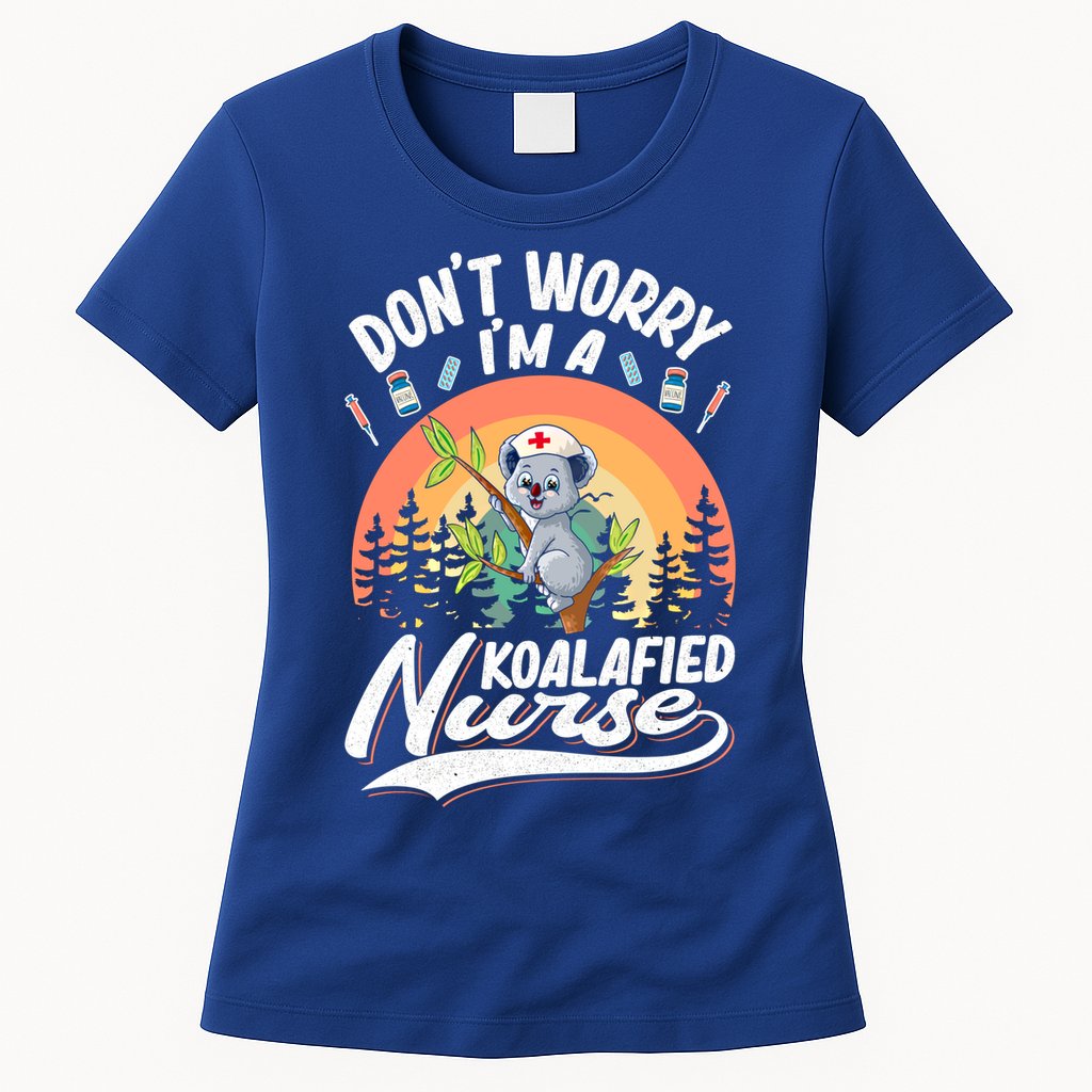 Koala Lover Nurse Cute Nursing Health Care Gift Womens T-Shirt