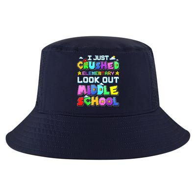 Kids Look Out Middle School Funny Gamer Back To School Cool Comfort Performance Bucket Hat