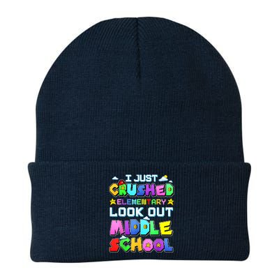 Kids Look Out Middle School Funny Gamer Back To School Knit Cap Winter Beanie