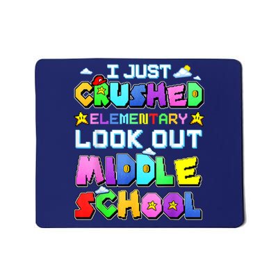 Kids Look Out Middle School Funny Gamer Back To School Mousepad