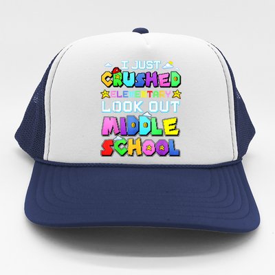 Kids Look Out Middle School Funny Gamer Back To School Trucker Hat