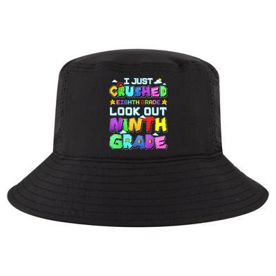 Kids Look Out Ninth Grade Funny Gamer Back To School Cool Comfort Performance Bucket Hat