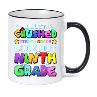 Kids Look Out Ninth Grade Funny Gamer Back To School 11oz Black Color Changing Mug