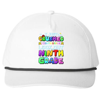 Kids Look Out Ninth Grade Funny Gamer Back To School Snapback Five-Panel Rope Hat